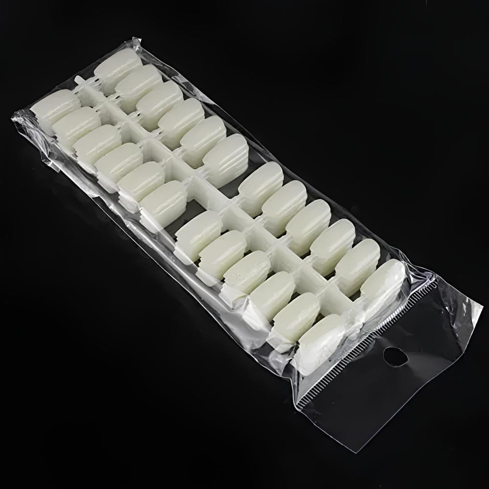 120 Slots Nail Tips Shade Card DIY - 120 Flat Tips Included