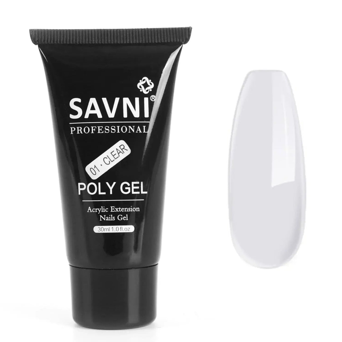 Savni Clear 30ml Polygel Extension Gel
