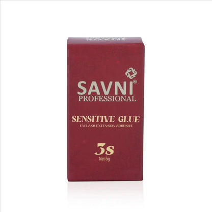Savni Eyelash Extension Glue Sensitive - 3 Second Drying Time - For Practice Use