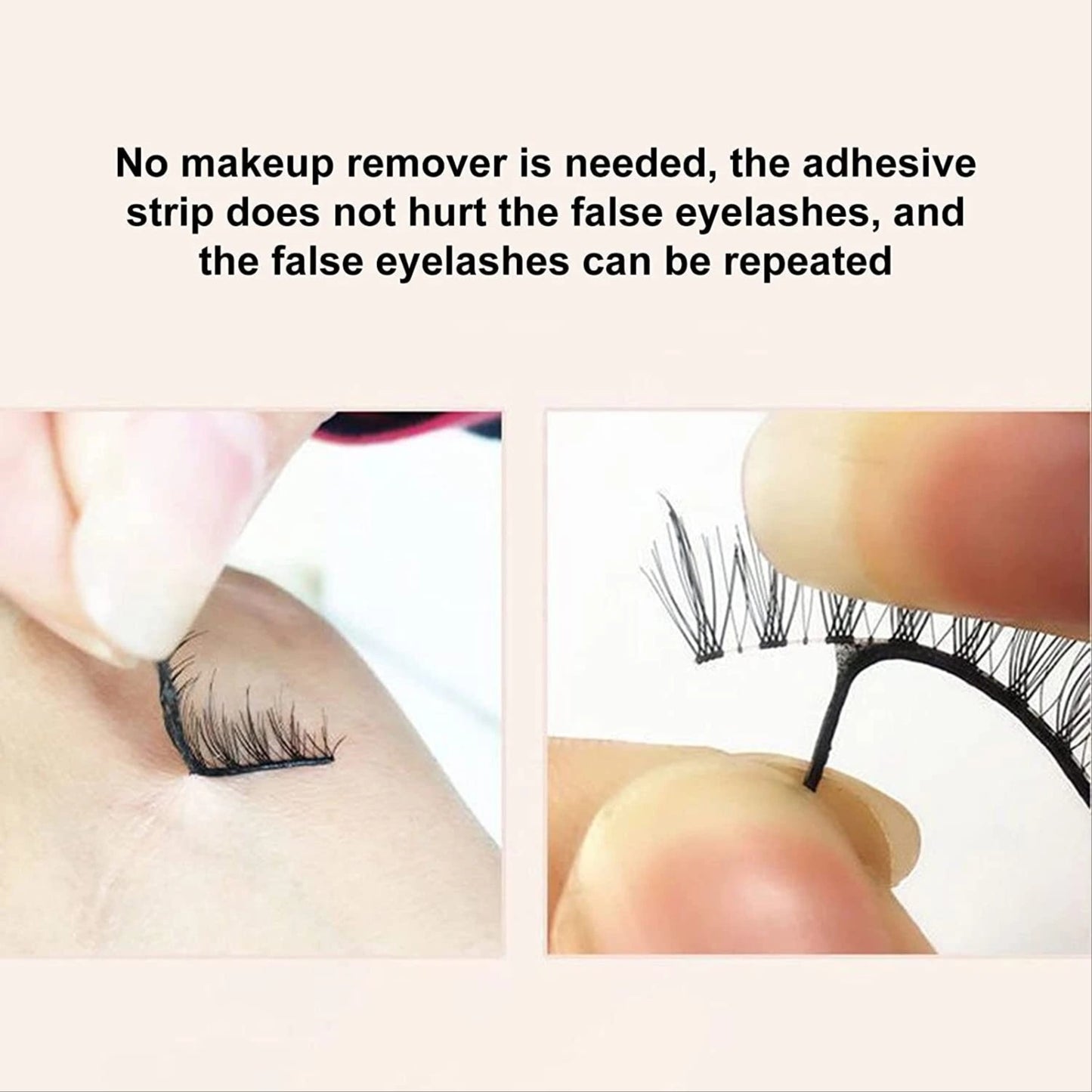Temporary Eyelash Glue Strip for False Eyelashes - 30 pairs