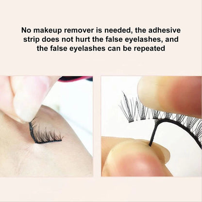 Temporary Eyelash Glue Strip for False Eyelashes - 30 pairs