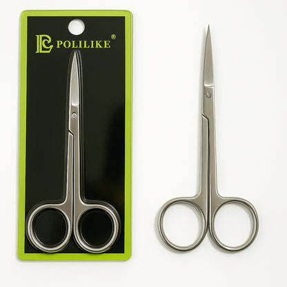 Short Eyelash Trimming Scissors Softly Curved
