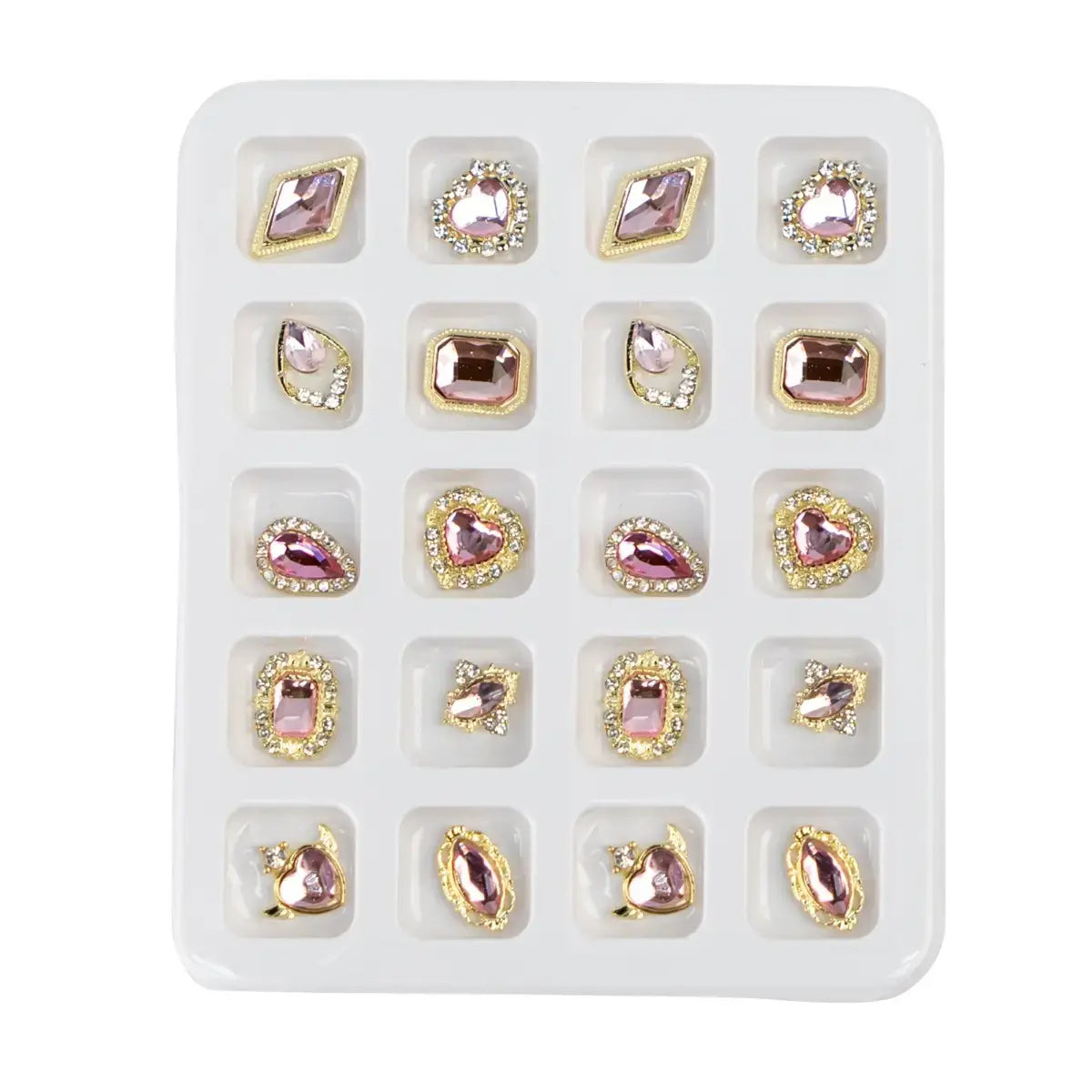 Big Rhinestone Jewel Stone Accessory - 10 pairs