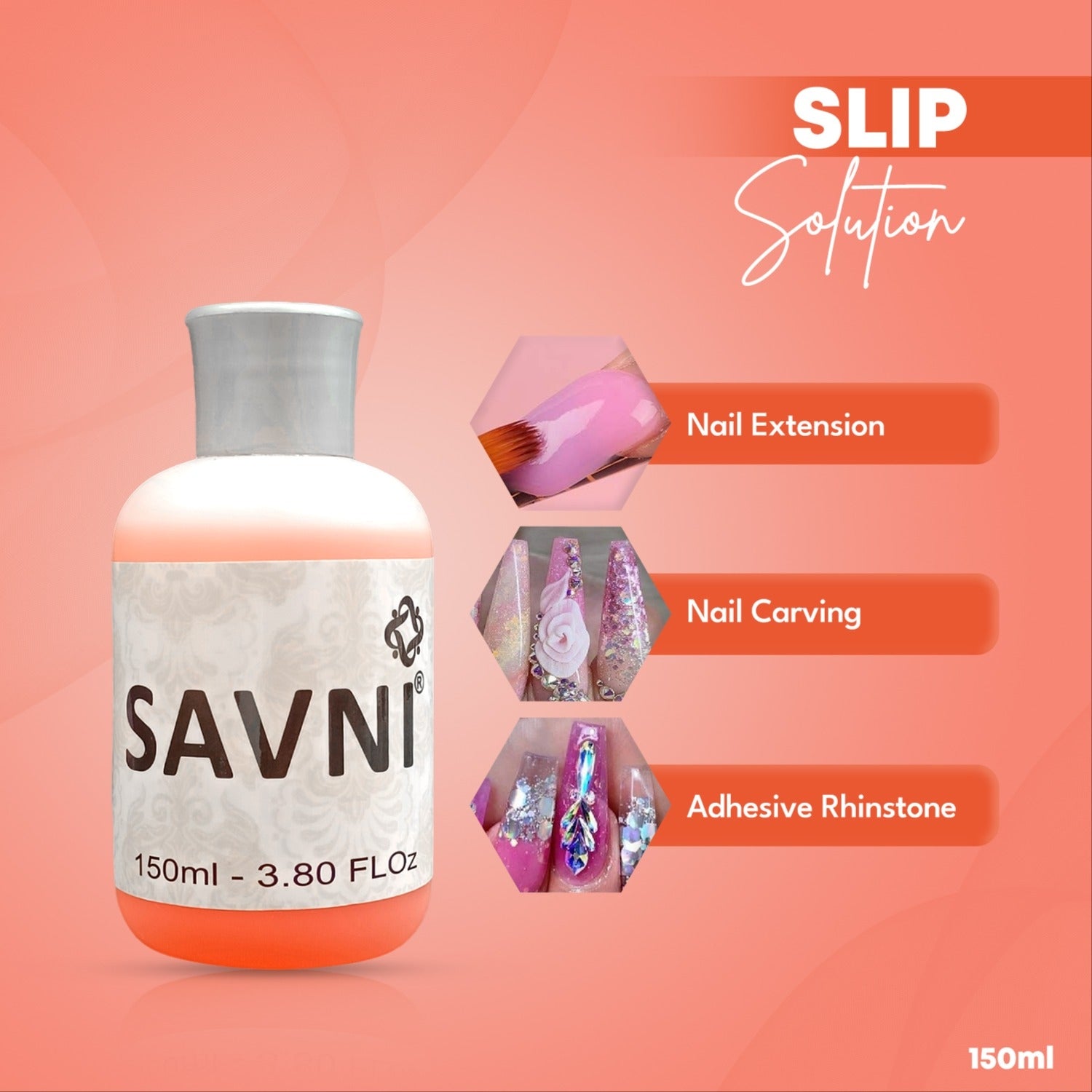 Savni Slip Solution for Polygel Application 100ml Product vendor