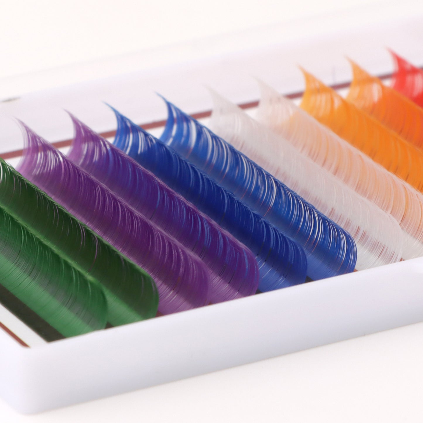 Savni Mix Colored Permanent Eyelash Extension 0.07 Thickness - D Curl - 12mm