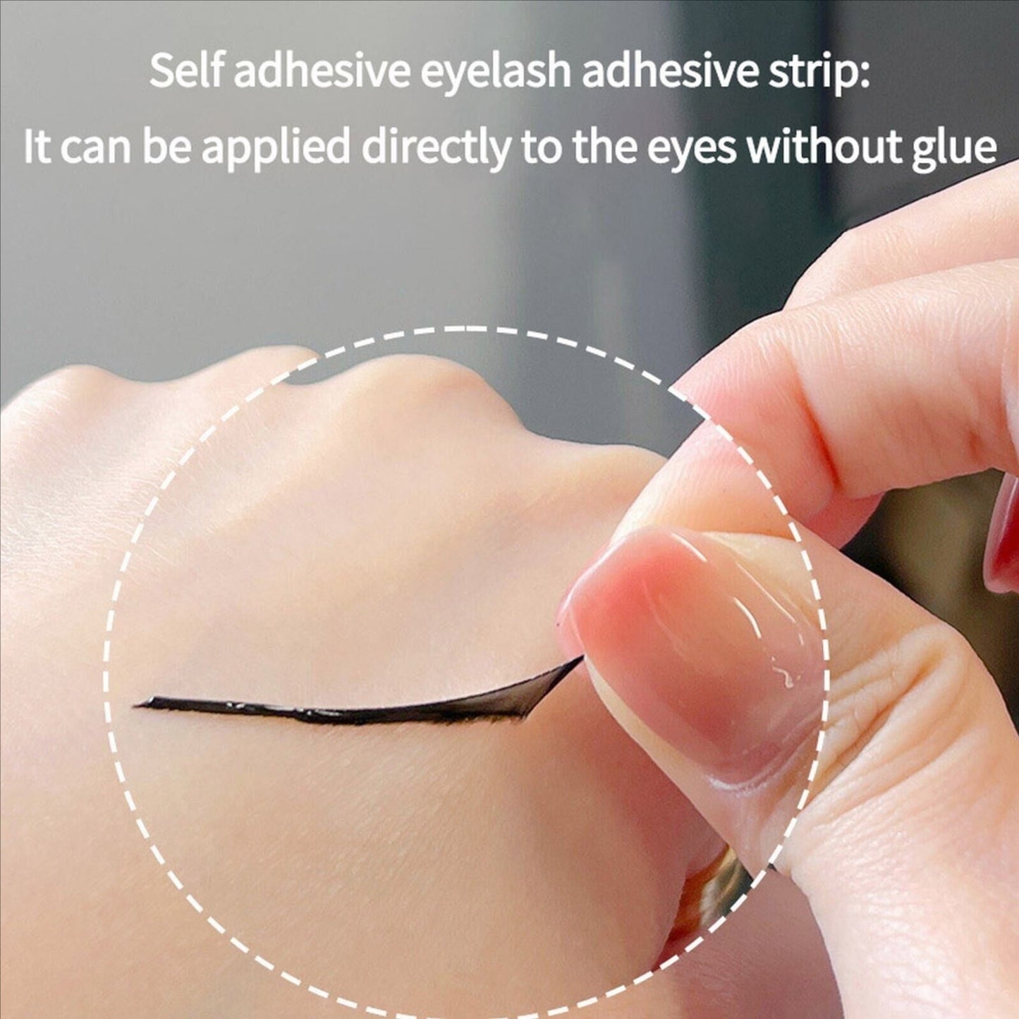 Temporary Eyelash Glue Strip for False Eyelashes - 30 pairs
