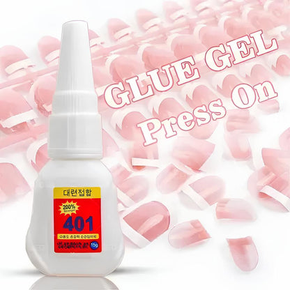 401 Extra Strong Professional Nail Glue - 15 Gram (Dropper Applicator)