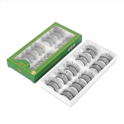 Savni 5D Temporary Mink Hair Eyelash Extensions 10 pairs Model 012