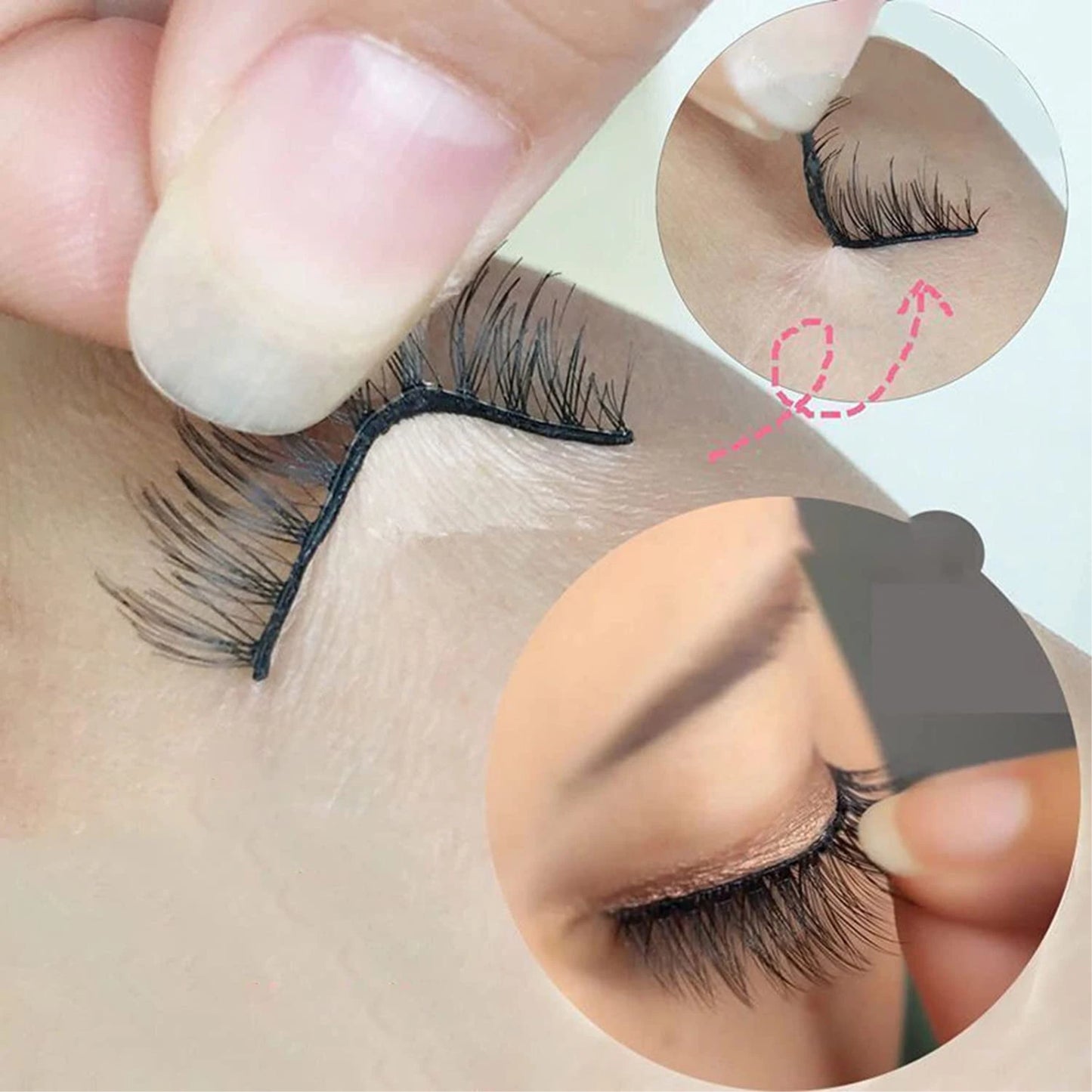 Temporary Eyelash Glue Strip for False Eyelashes - 30 pairs