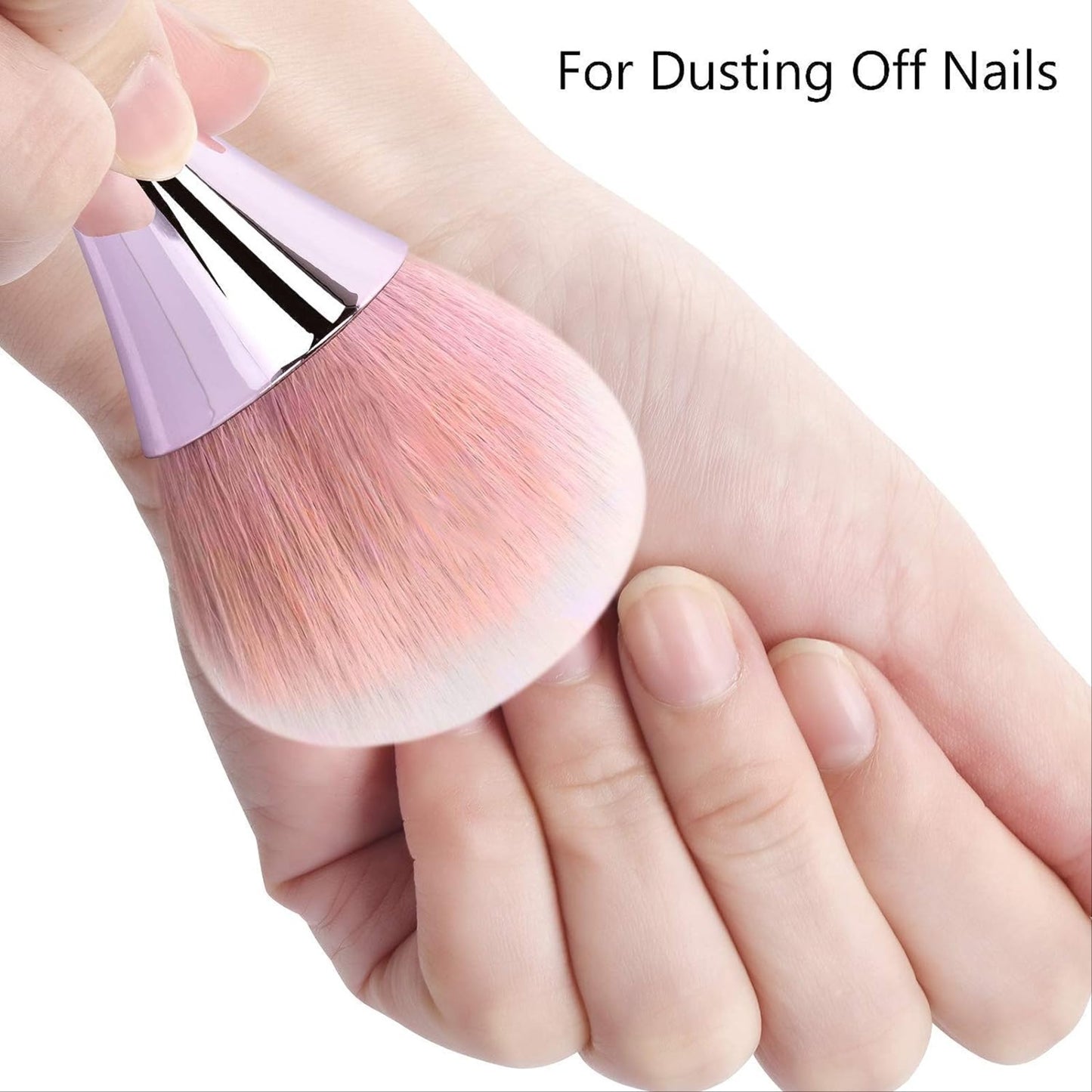 Fluffy Big Puffy Brush For Nails & Foundation - 1 Piece, Assorted Color