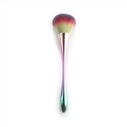 Fluffy Big Puffy Brush For Nails & Foundation - 1 Piece, Assorted Color