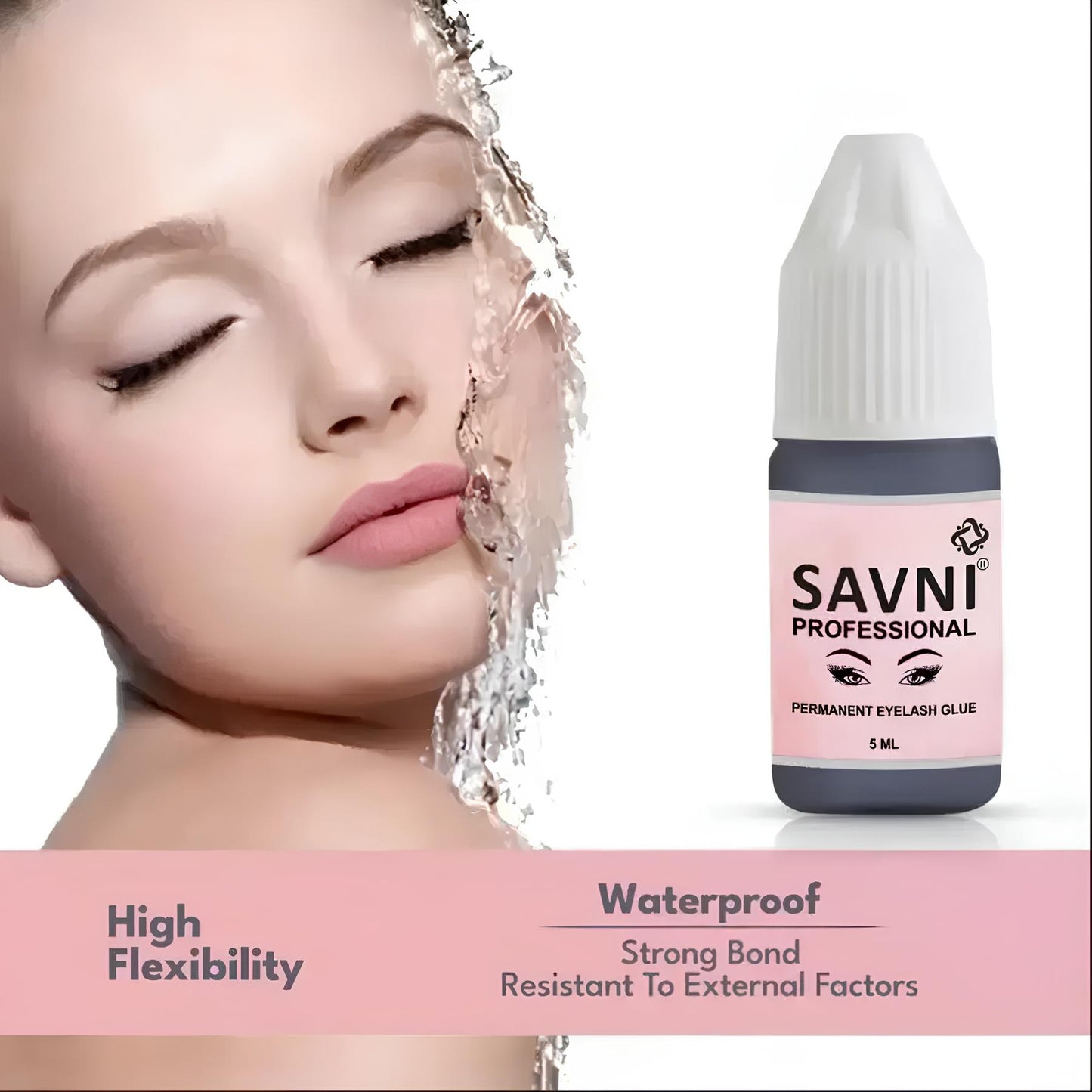 Savni Eyelash Extension Lash Glue 5g - 1.25 Second Drying Time