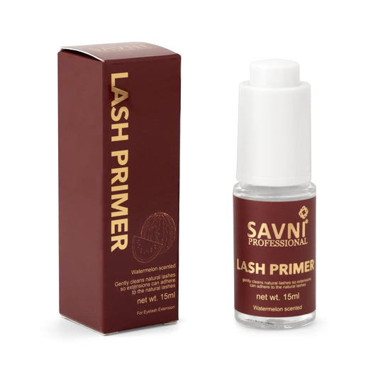 Savni Permanent Eyelash Primer, Liquid Dropper 15ml - Watermelon Scented