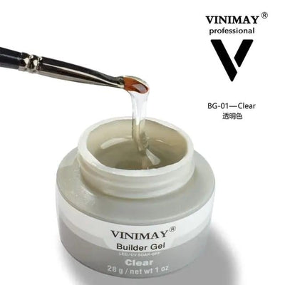 Vinimay Builder Gel LED/UV Soak-Off Milky White Color - 56G
