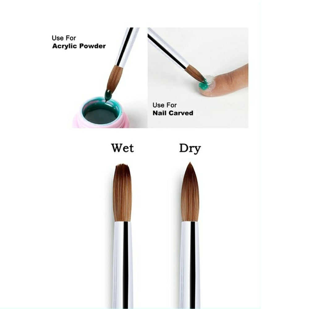 Synthetic Acrylic Brush Wooden Handle