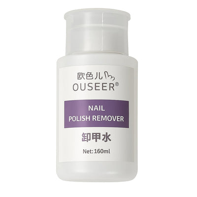 Gel Polish Magic Remover Liquid for UV Polish Removal with Pump Bottle - 160ml