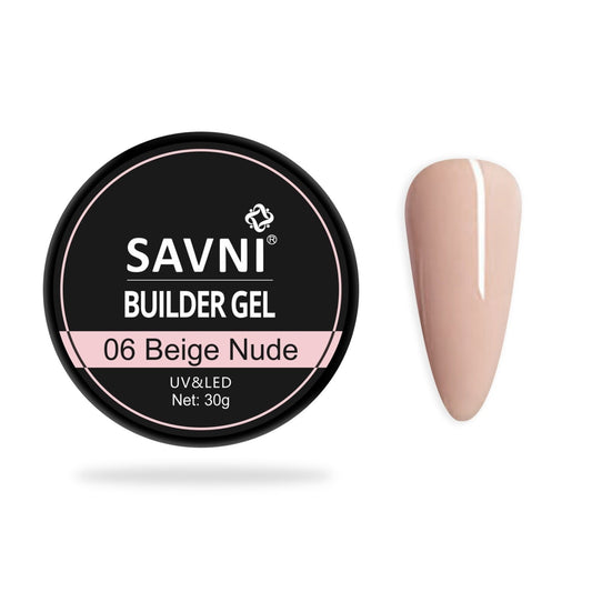 Savni Beige Nude 30g Builder Gel