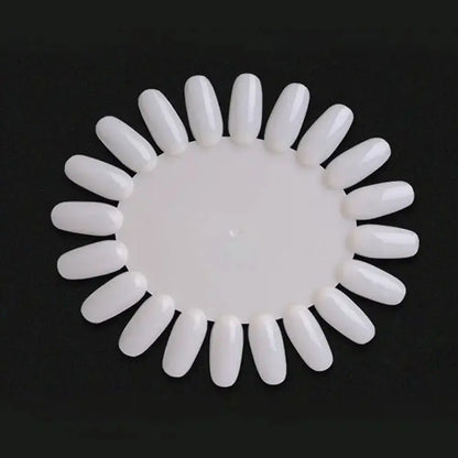 Oval Nail Display Wheel Chart - 10 Plates (200 Nails)