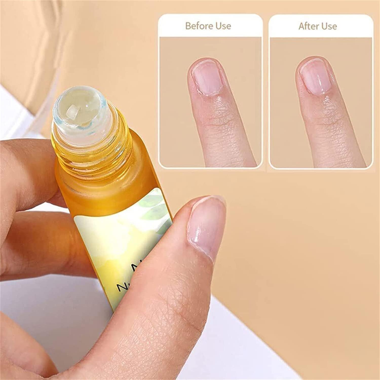 Roll On Cuticle Oil with Glass Bottle and Ball Applicator 10ml - Assorted Fragrance Product vendor