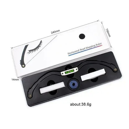 Eyebrow Mapping String Ruler Precision Brow Measuring Tool with Leveler for Microblading PMU and Symmetry Alignment