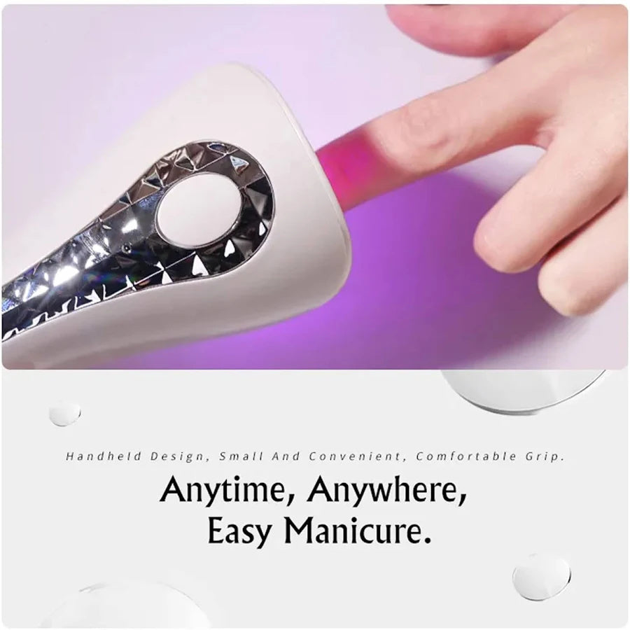 Small Portable UV/LED Nail Lamp