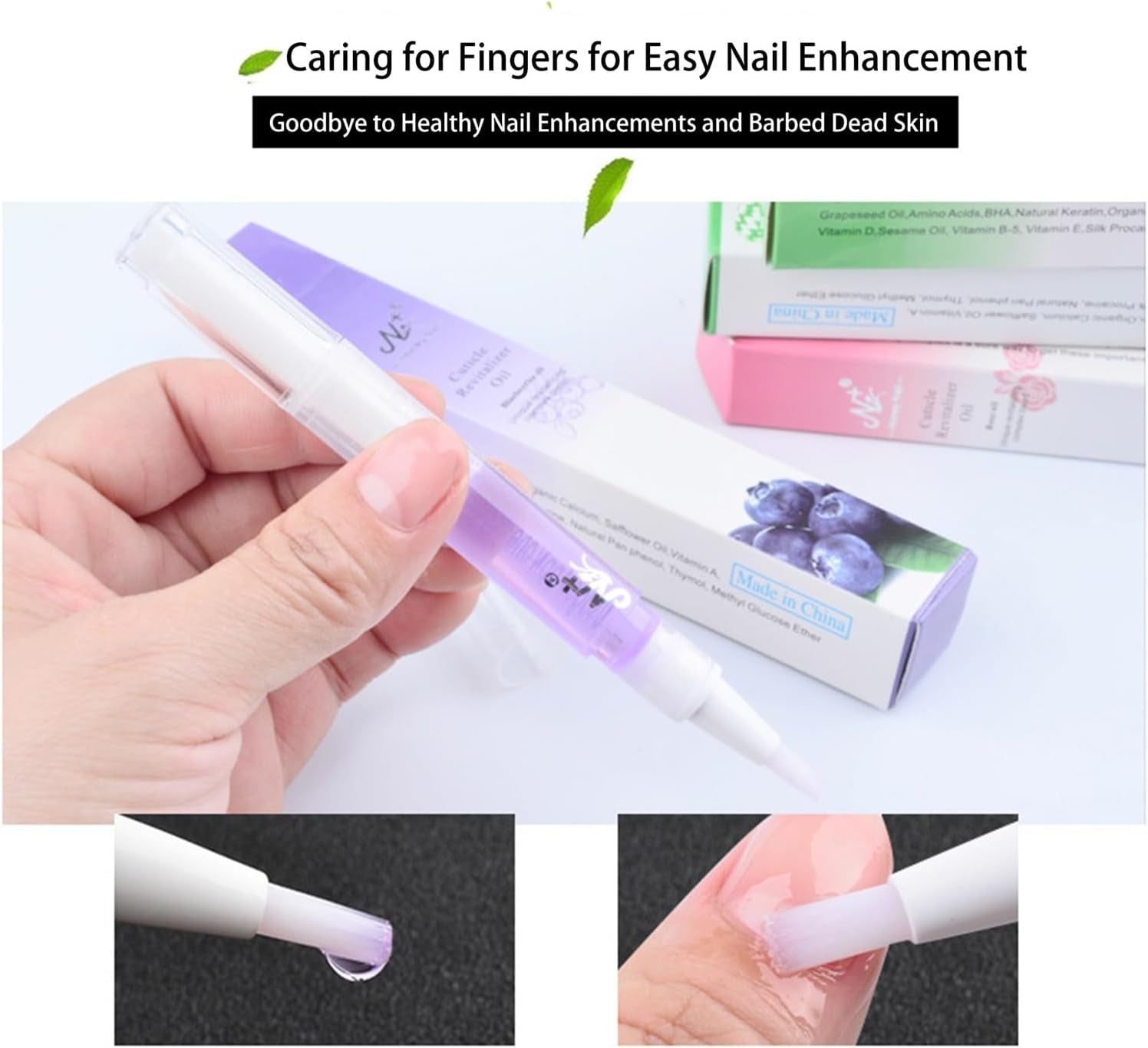 N+ Revitalizing Cuticle Oil 5ml with Pen Brush - Assorted Fragrance Product vendor