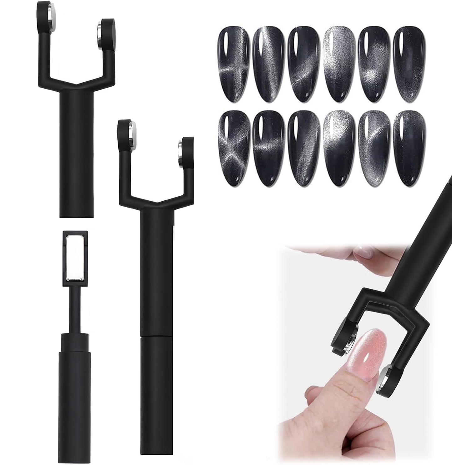 Cat Eye Magnet Tool - 4 in 1 - Round, Rectangle, Circle & S