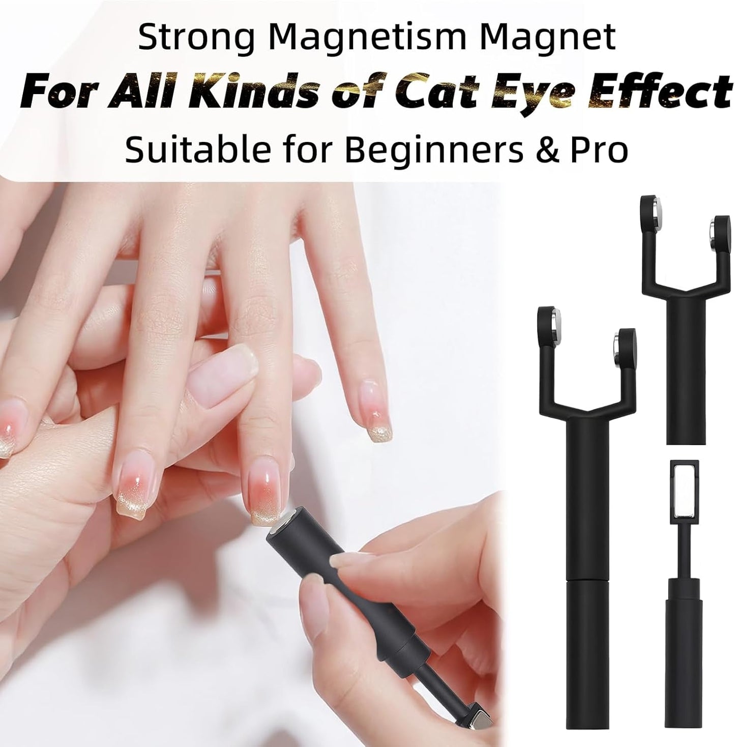 Cat Eye Magnet Tool - 4 in 1 - Round, Rectangle, Circle & S