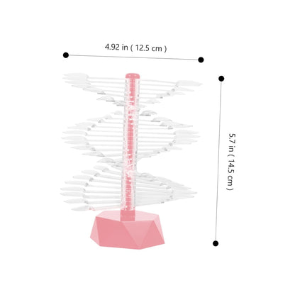 Small Spiral Nail Display Stand, Natural Color - 60 Nails