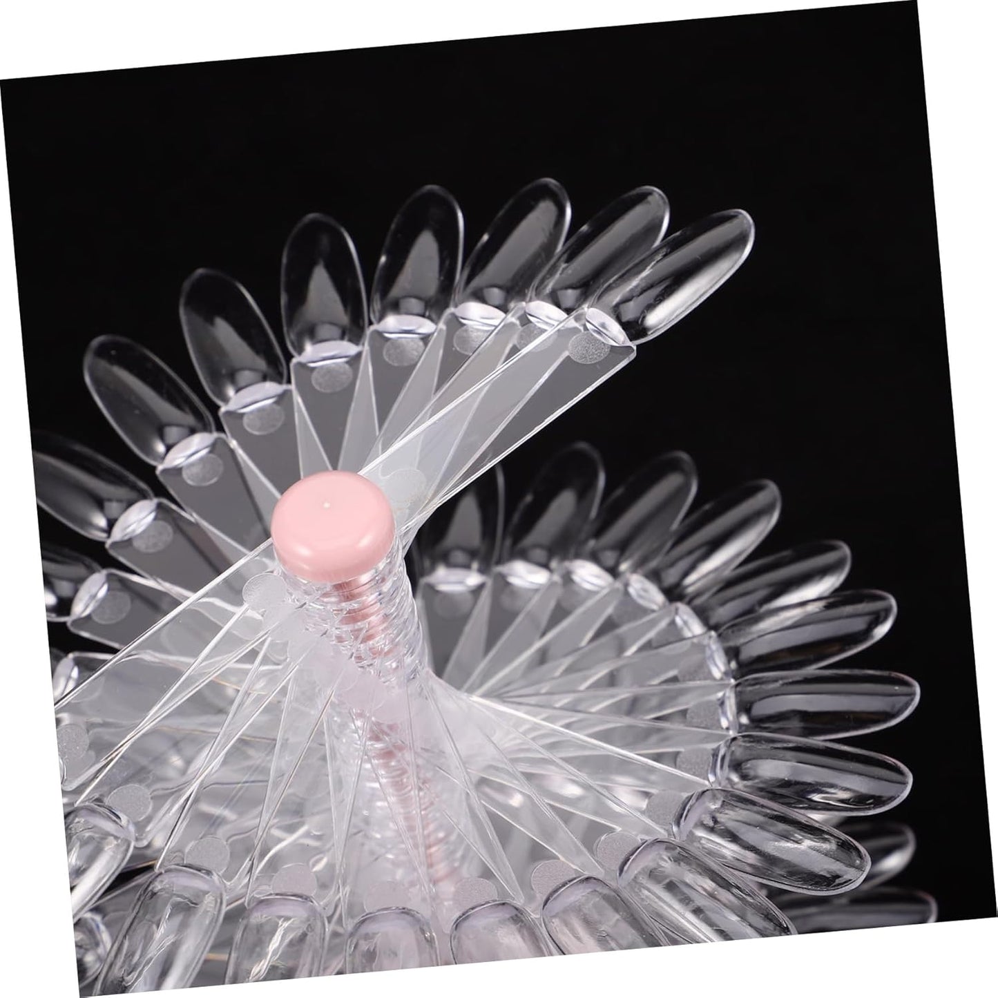 Small Spiral Nail Display Stand, Natural Color - 60 Nails