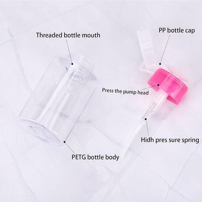 Pump Bottle For Acetone- 150ml Capacity