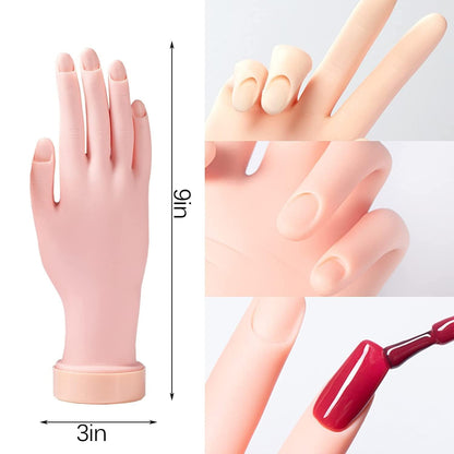 Nail Silicon Hand Dummy For Practice