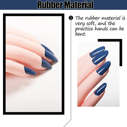 Nail Silicon Hand Dummy For Practice