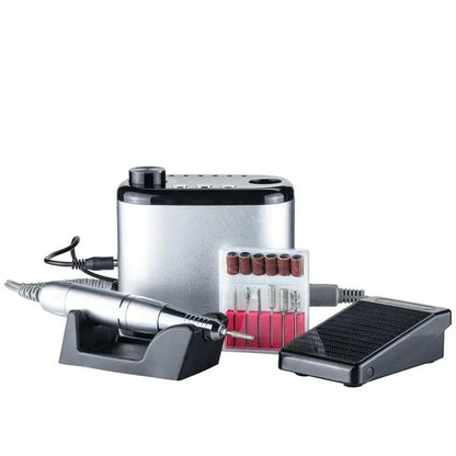 45000 RPM Very Heavy & Strong Drill Machine Black/Silver Color - Model