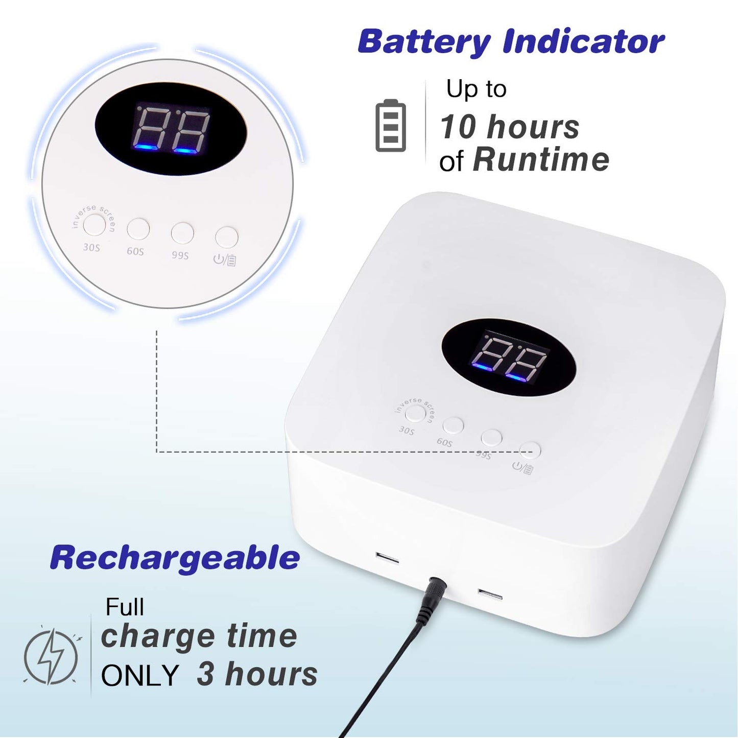 UV Lamp with Battery Bank - 48W