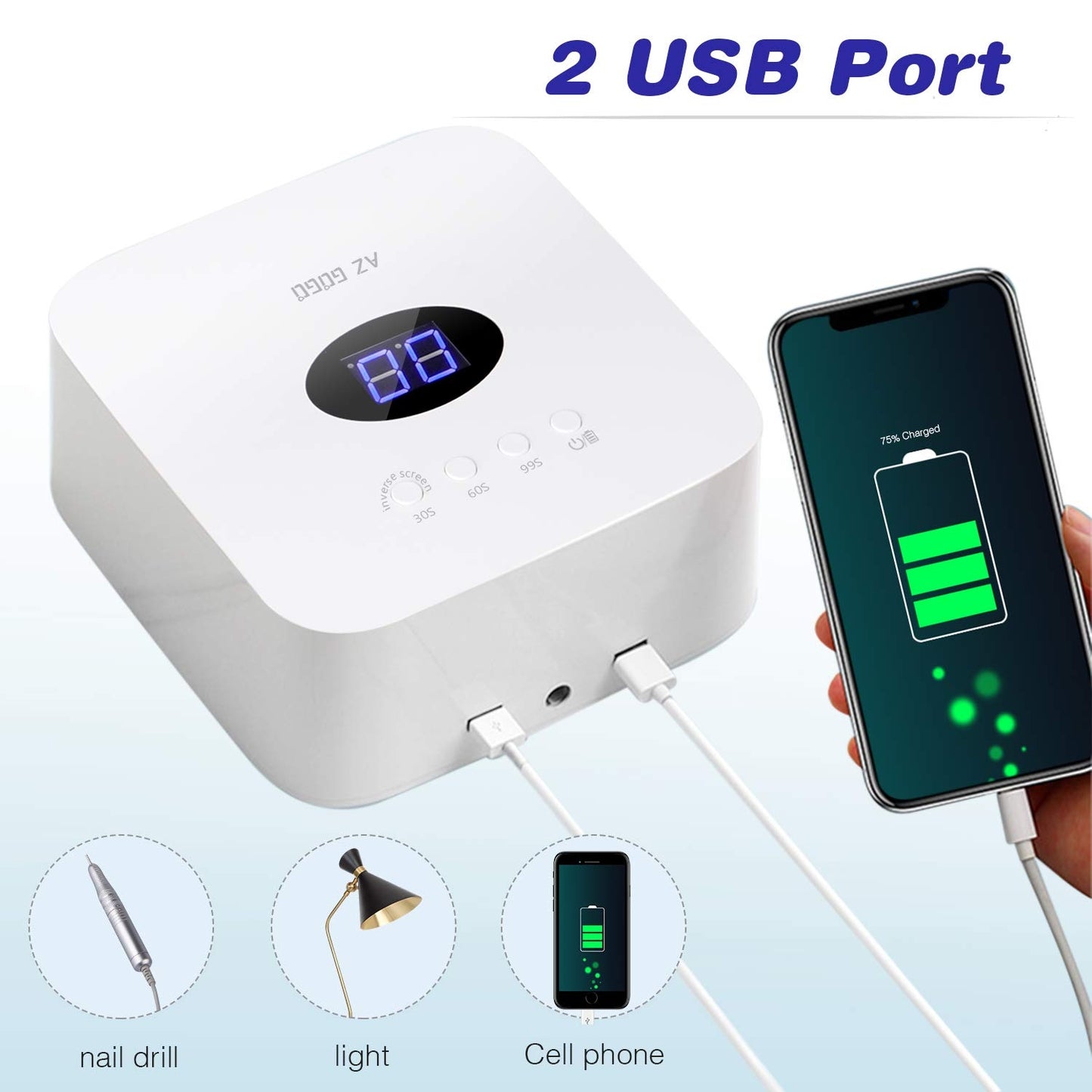 UV Lamp with Battery Bank - 48W