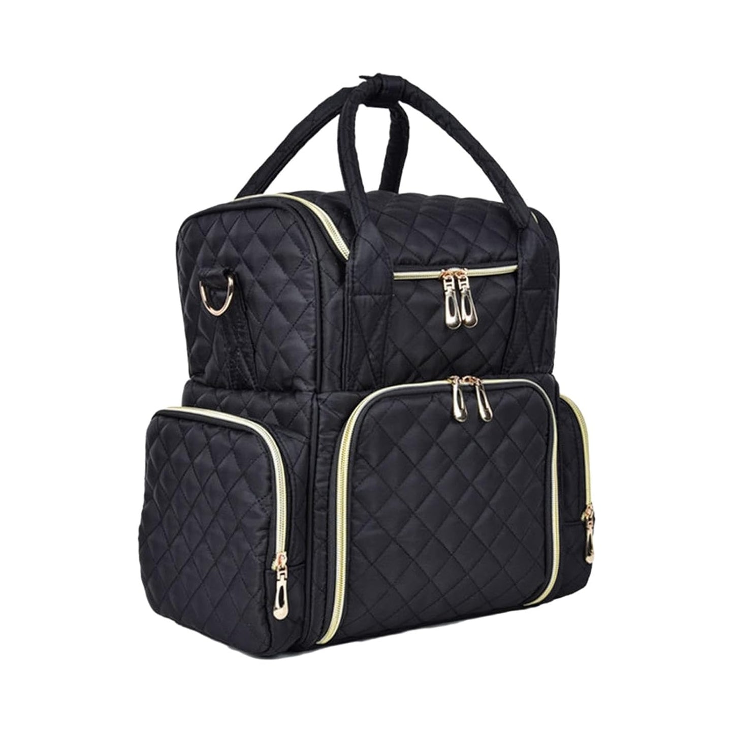 Nail Designer Vanity Black Color Large Size - Holds up to 60 polishes & UV Lamp