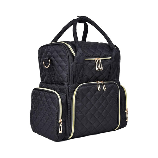 Nail Designer Vanity Black Color Large Size - Holds up to 60 polishes & UV Lamp