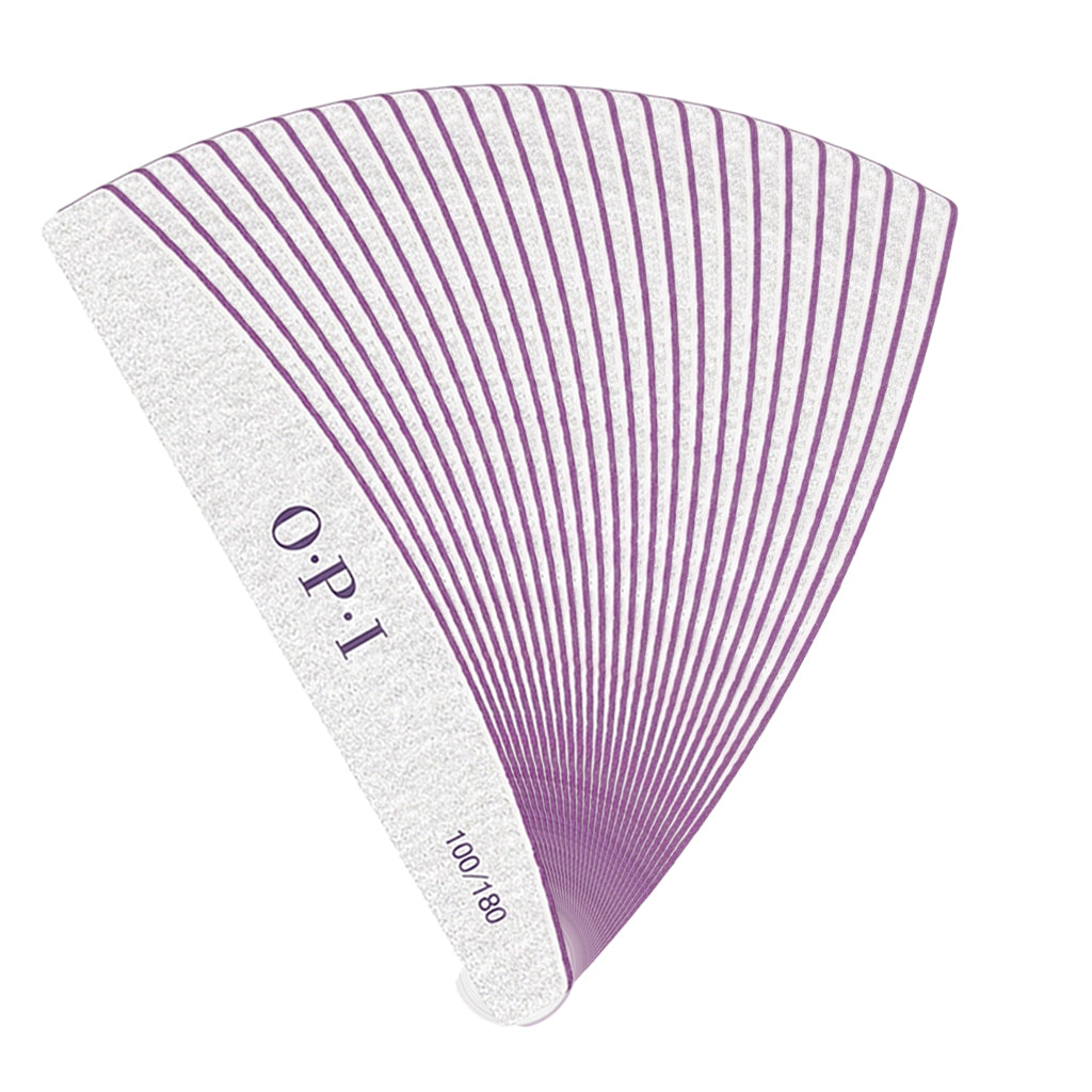 OPI Nail Filers 100/180 Grit - Pack of 25 Pieces