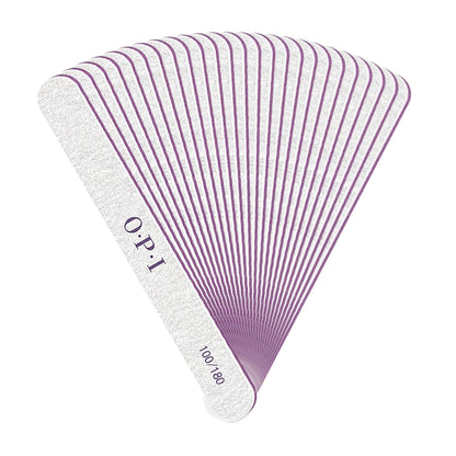 OPI Nail Filers 100/180 Grit - Pack of 25 Pieces