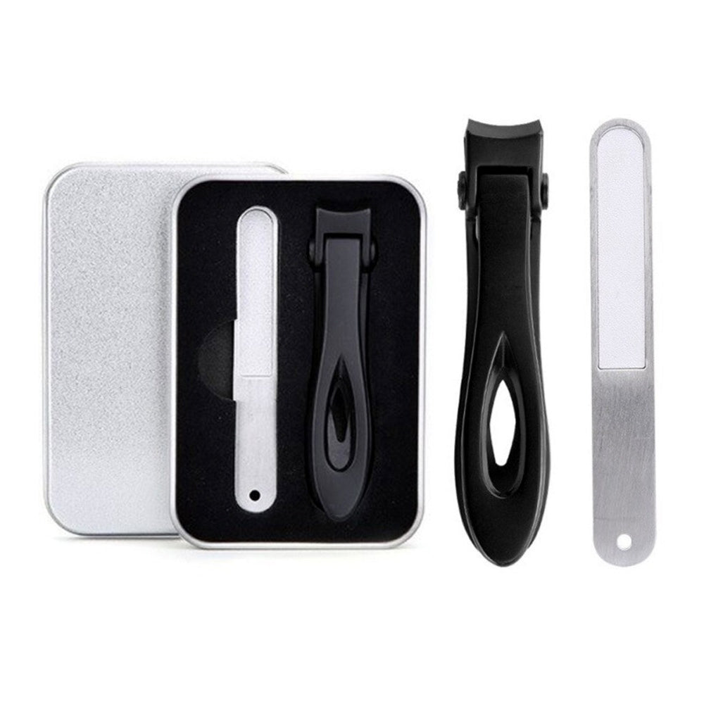 Premium Titanium Coated Nail Cutter and Filer for Natural Nails