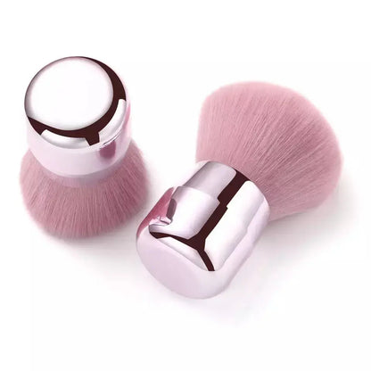 Heavy Soft Bristle Dusting Puffy Brush - Rose Gold