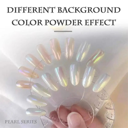 Pearl White Nail Chrome Powder - 1 piece