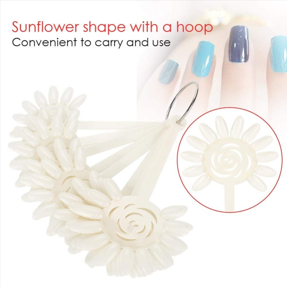 Sunflower Nail Display Wheel Chart - 10 Plates (120 Nails)