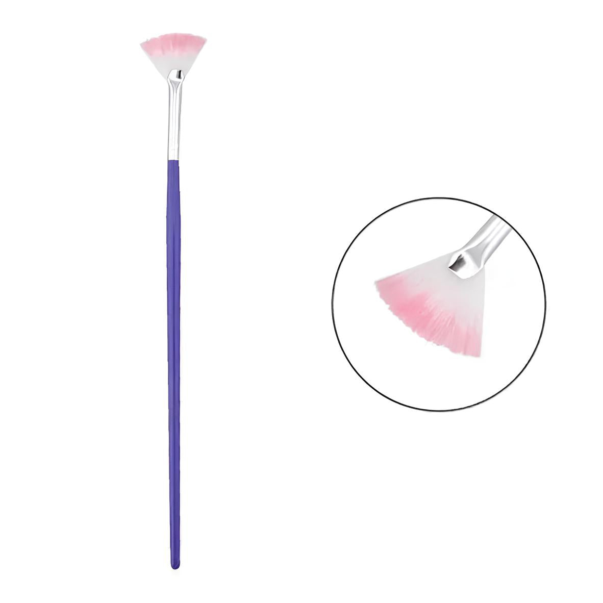 Fan Brush for Glitter and Ombre and Art Application