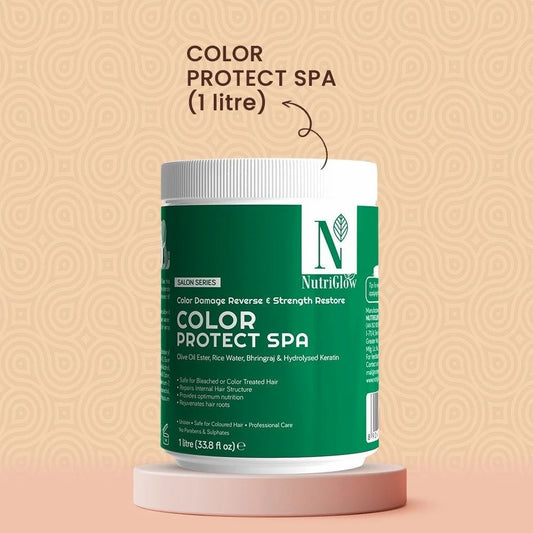Nutriglow Color Damage Reverse & Strength Restore Color Protect Spa- 1L