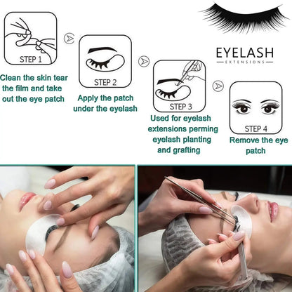 Under Eye Silver Hydro Gel Patch for Eyelash Extension 10 Pieces