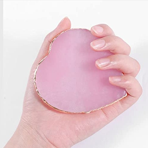 Resin Plate Mixing Palette Heart Shape - Assorted Color